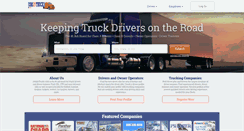 Desktop Screenshot of jobsintrucks.com