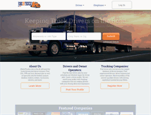 Tablet Screenshot of jobsintrucks.com